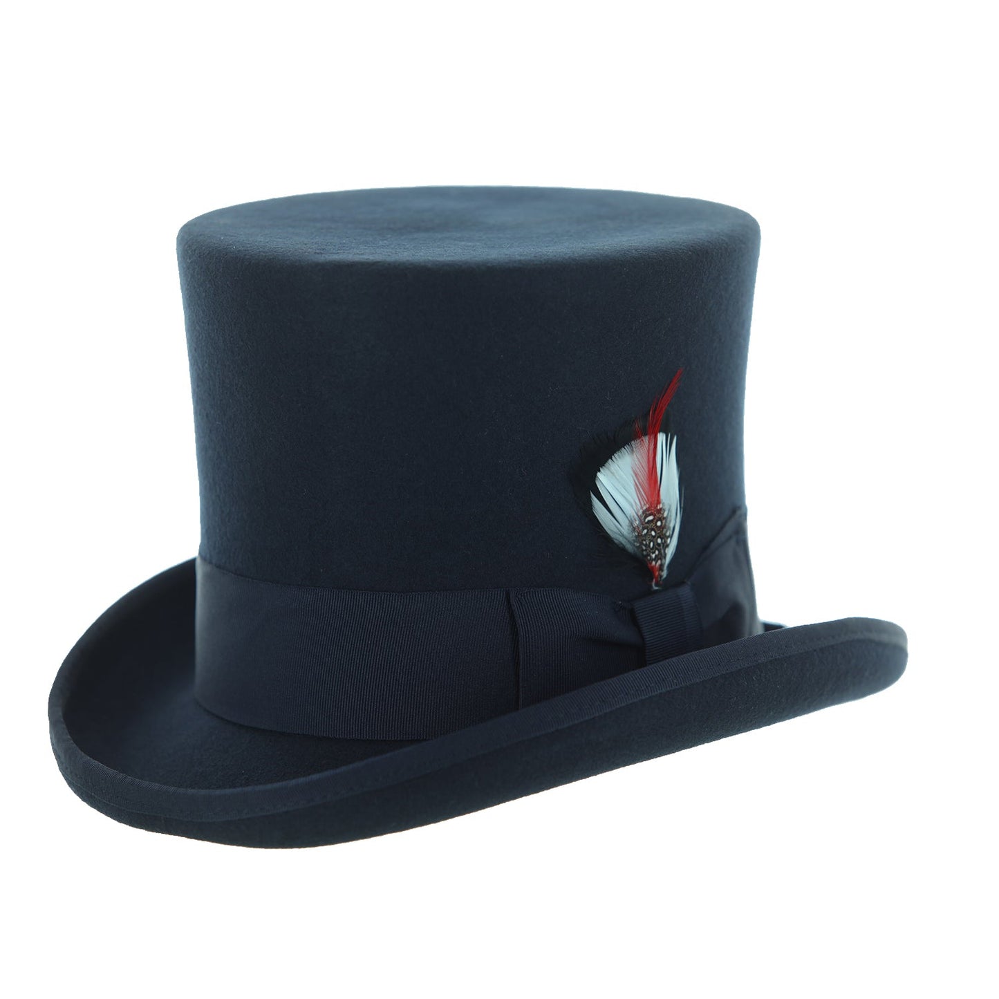 The Apex Premium Wool Navy Top Hat