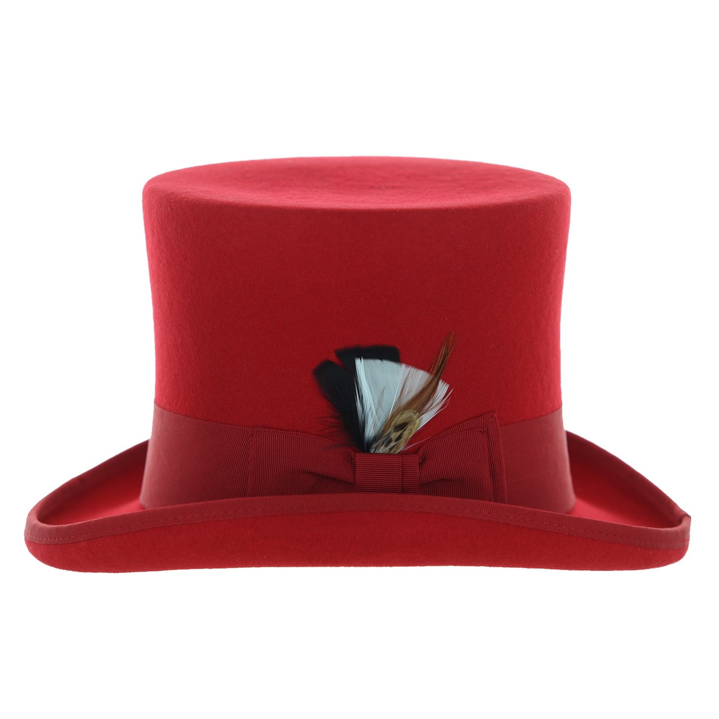 The Apex Premium Wool Red Top Hat