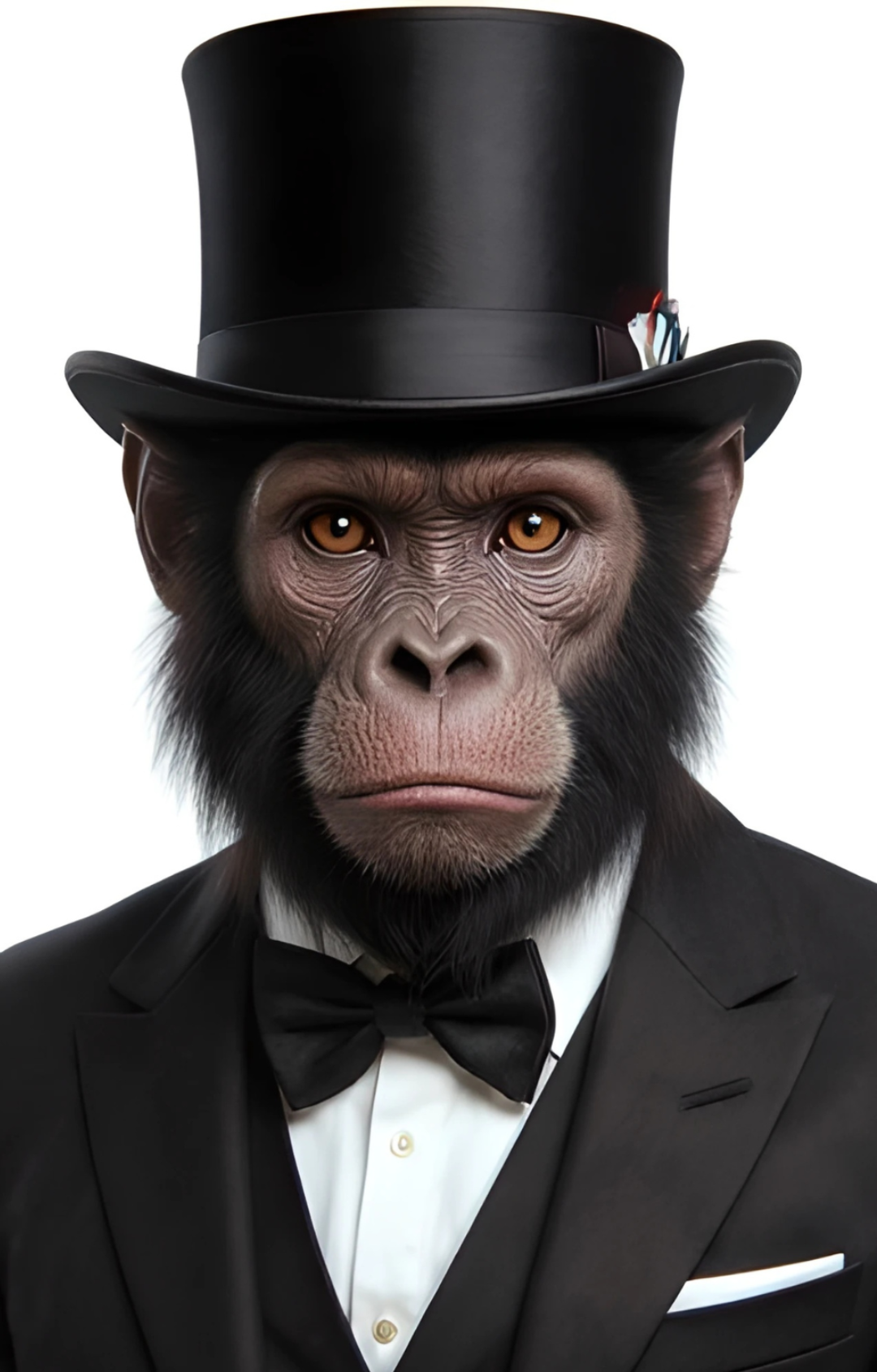 The Apex Premium Wool Black Top Hat