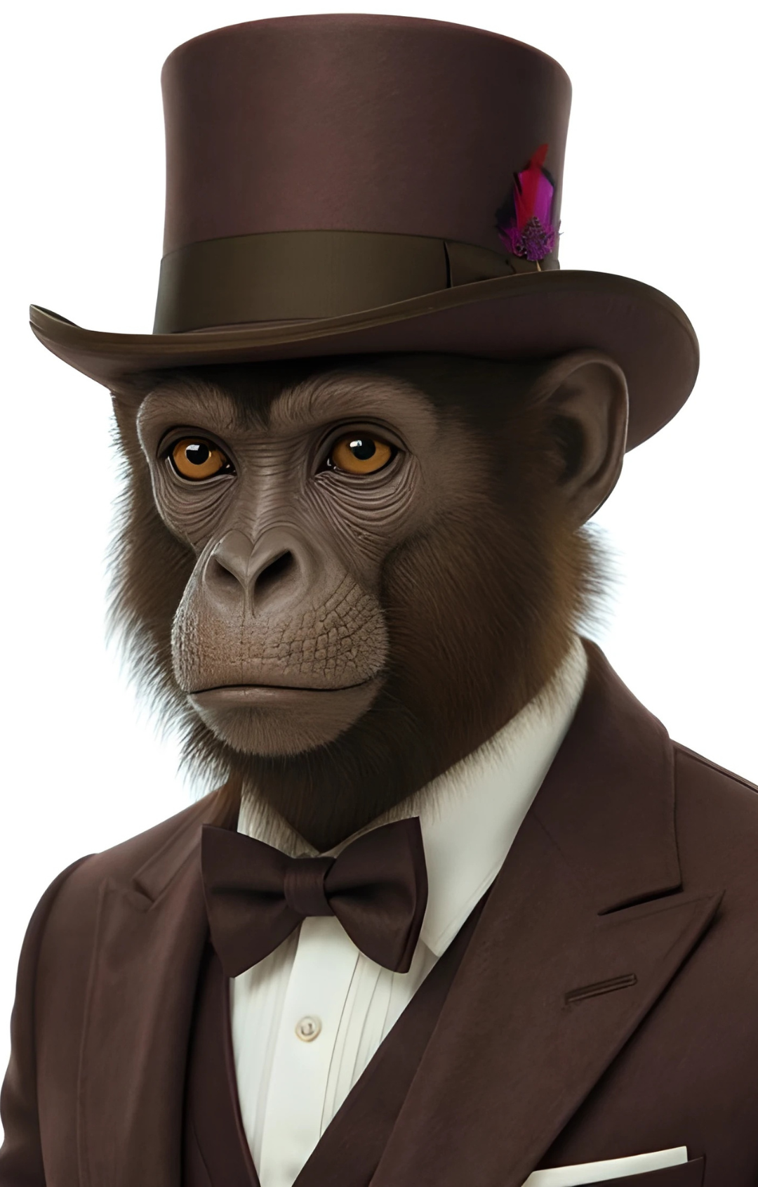 The Apex Premium Wool Brown Top Hat