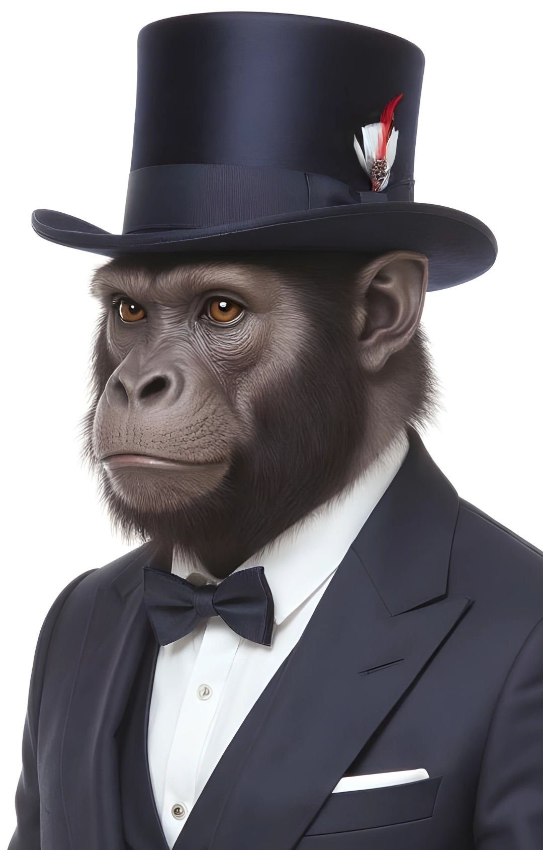 The Apex Premium Wool Navy Top Hat