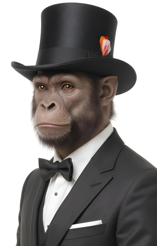 The Apex Premium Wool Charcoal Top Hat