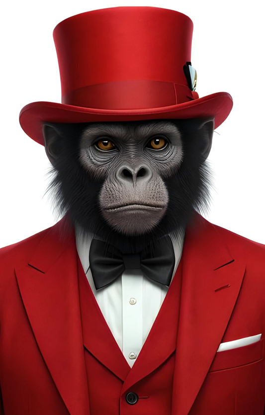 The Apex Premium Wool Red Top Hat