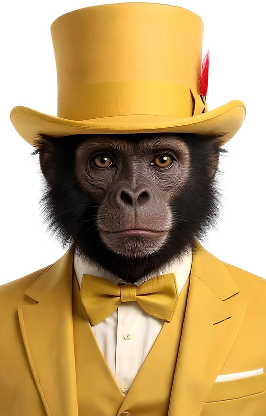 The Apex Premium Wool Mustard Top Hat