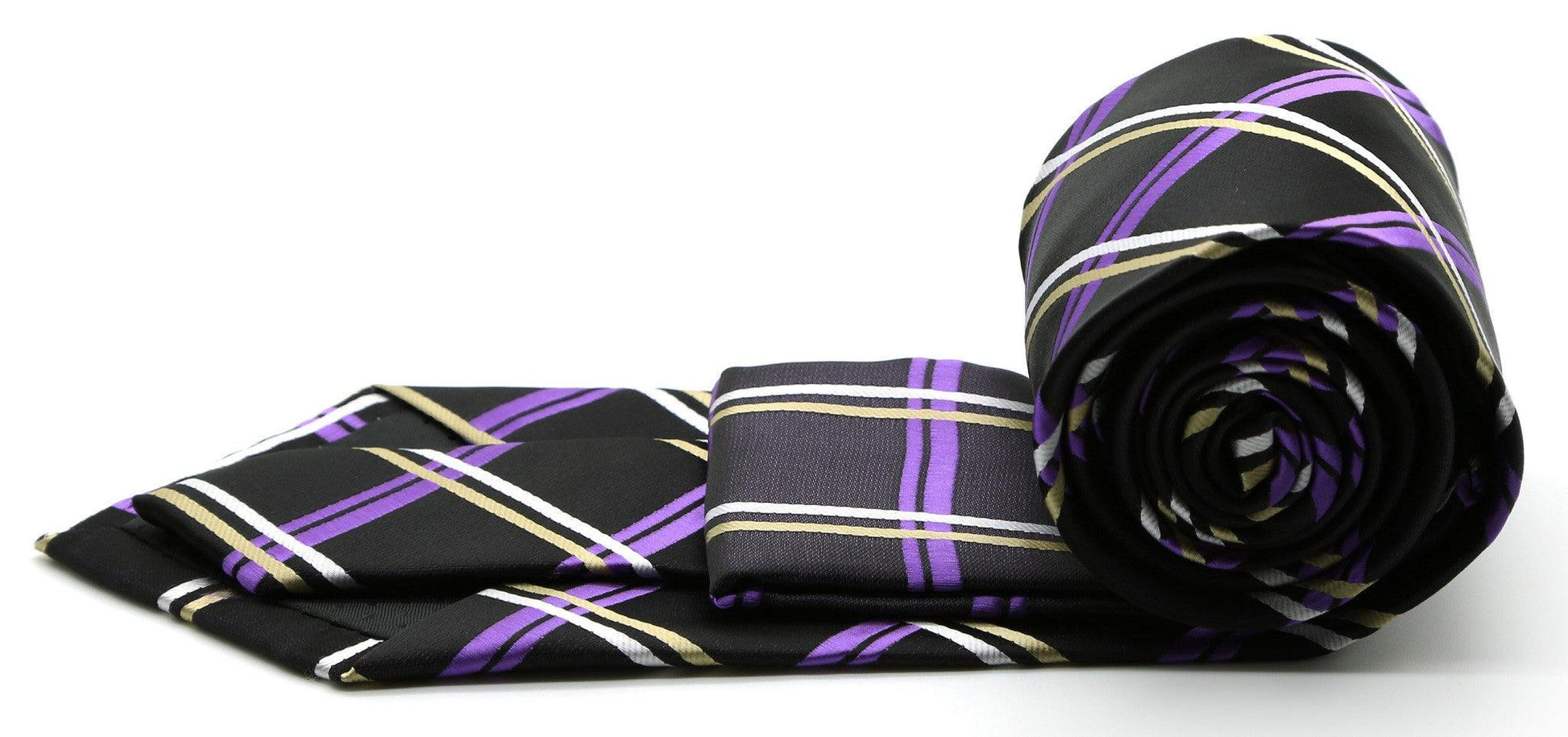 Premium Cross Striped Ties - Ferrecci USA 