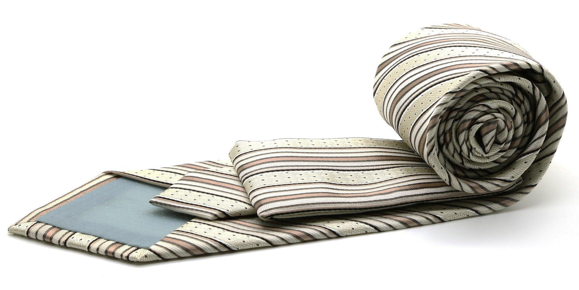 Premium Dotted Striped Ties - Ferrecci USA 