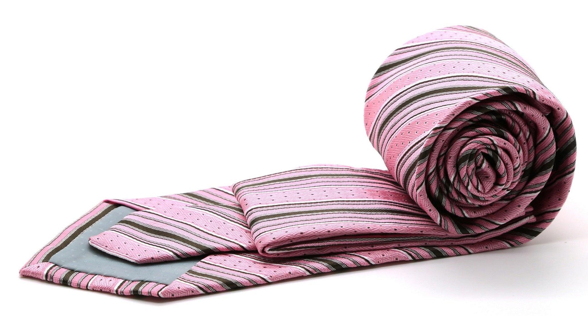 Premium Dotted Striped Ties - Ferrecci USA 