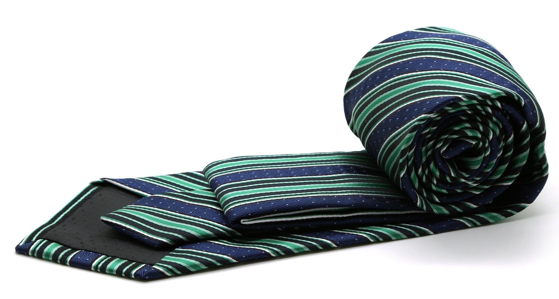 Premium Dotted Striped Ties - Ferrecci USA 